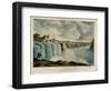 The Upper Falls of the Genesee at Rochester, New York, Engraved by J. Bufford (1810-70)-James Harvey Young-Framed Premium Giclee Print