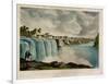 The Upper Falls of the Genesee at Rochester, New York, Engraved by J. Bufford (1810-70)-James Harvey Young-Framed Giclee Print