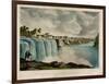 The Upper Falls of the Genesee at Rochester, New York, Engraved by J. Bufford (1810-70)-James Harvey Young-Framed Giclee Print
