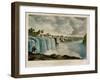 The Upper Falls of the Genesee at Rochester, New York, Engraved by J. Bufford (1810-70)-James Harvey Young-Framed Giclee Print