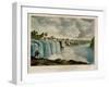 The Upper Falls of the Genesee at Rochester, New York, Engraved by J. Bufford (1810-70)-James Harvey Young-Framed Giclee Print