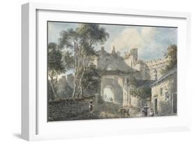 The Upper Gate, Conway, Wales-Paul Sandby-Framed Giclee Print