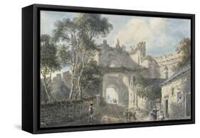 The Upper Gate, Conway, Wales-Paul Sandby-Framed Stretched Canvas