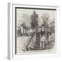 The Upper Great Hartlake Bridge over the Medway, Hadlow, the Scene of the Late Accident-null-Framed Giclee Print