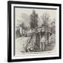 The Upper Great Hartlake Bridge over the Medway, Hadlow, the Scene of the Late Accident-null-Framed Giclee Print