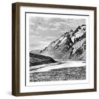 The Upper Karakash Valley, China, 1895-null-Framed Giclee Print