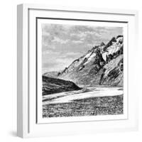 The Upper Karakash Valley, China, 1895-null-Framed Giclee Print