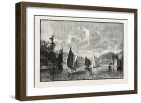 The Upper Lakes, Killarney, Canada, Nineteenth Century-null-Framed Giclee Print