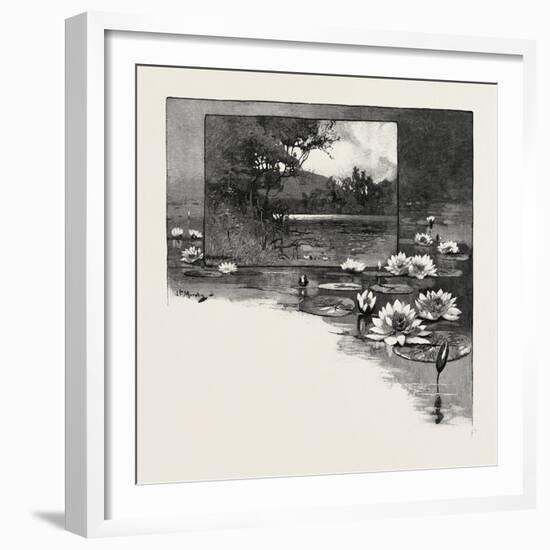 The Upper Lakes, Lake Helen, Canada, Nineteenth Century-null-Framed Giclee Print