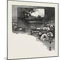 The Upper Lakes, Lake Helen, Canada, Nineteenth Century-null-Mounted Giclee Print