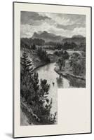 The Upper Lakes, Pointe De Meuron, Canada, Nineteenth Century-null-Mounted Giclee Print