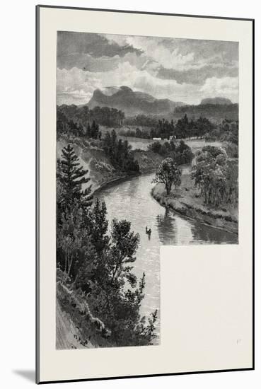 The Upper Lakes, Pointe De Meuron, Canada, Nineteenth Century-null-Mounted Giclee Print