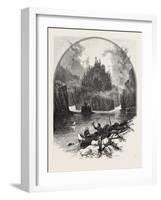 The Upper Lakes, Split Rock, Canada, Nineteenth Century-null-Framed Giclee Print