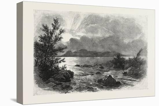 The Upper Lakes, the Sleeping Giant, Canada, Nineteenth Century-null-Stretched Canvas