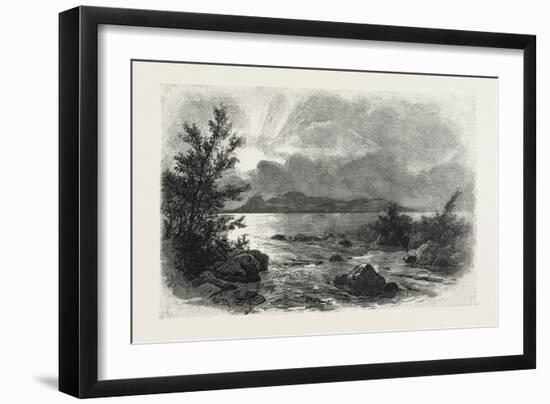 The Upper Lakes, the Sleeping Giant, Canada, Nineteenth Century-null-Framed Giclee Print