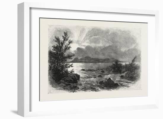 The Upper Lakes, the Sleeping Giant, Canada, Nineteenth Century-null-Framed Giclee Print