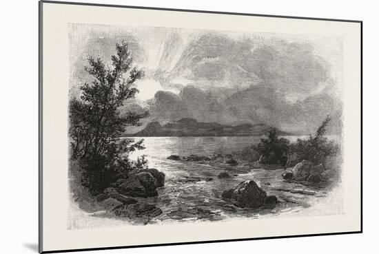 The Upper Lakes, the Sleeping Giant, Canada, Nineteenth Century-null-Mounted Giclee Print