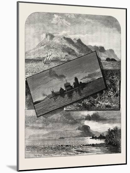 The Upper Lakes, Thunder Bay, Canada, Nineteenth Century-null-Mounted Giclee Print