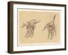The Upper Limb. Superficial and Deep Views of the Palm of the Hand-G. H. Ford-Framed Giclee Print