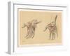 The Upper Limb. Superficial and Deep Views of the Palm of the Hand-G. H. Ford-Framed Giclee Print