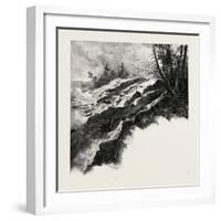 The Upper Ottawa, the Chats Falls, Canada, Nineteenth Century-null-Framed Giclee Print
