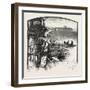 The Upper Ottawa, Timber Boom, Fitzroy Harbour, Canada, Nineteenth Century-null-Framed Giclee Print