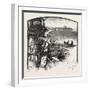 The Upper Ottawa, Timber Boom, Fitzroy Harbour, Canada, Nineteenth Century-null-Framed Giclee Print