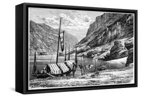 The Upper Yangtse-Kiang, China, 1895-Weber-Framed Stretched Canvas