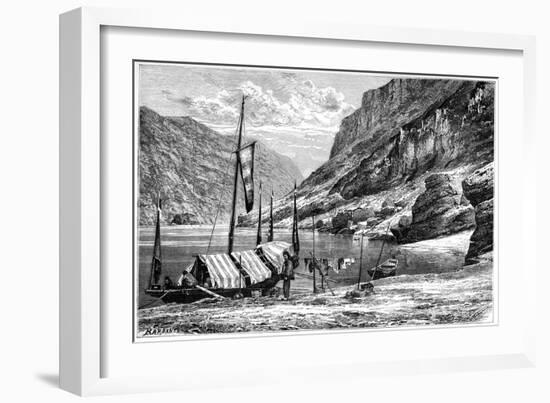 The Upper Yangtse-Kiang, China, 1895-Weber-Framed Giclee Print