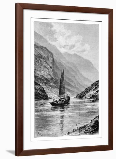 The Upper Yangtze River, China, 1895-Charles Barbant-Framed Giclee Print