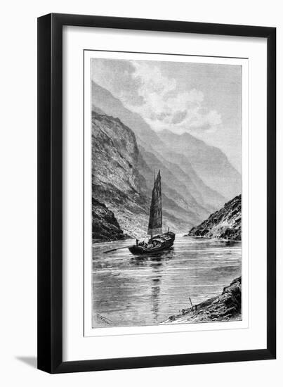 The Upper Yangtze River, China, 1895-Charles Barbant-Framed Giclee Print