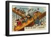 "The Ups and Downs" of Blackpool-null-Framed Giclee Print