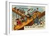 "The Ups and Downs" of Blackpool-null-Framed Giclee Print