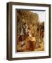 The Upset Flower Cart-W.a. Atkinson-Framed Giclee Print