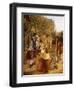 The Upset Flower Cart-W.a. Atkinson-Framed Giclee Print