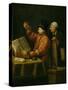 The Urine Examination-Joos Van Craesbeeck-Stretched Canvas