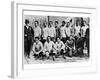 The Uruguay Football Team at the Paris Olympic Games, 1924-null-Framed Giclee Print