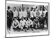 The Uruguay Football Team at the Paris Olympic Games, 1924-null-Mounted Giclee Print