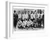 The Uruguay Football Team at the Paris Olympic Games, 1924-null-Framed Giclee Print