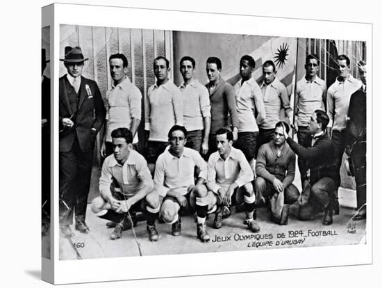 The Uruguay Football Team at the Paris Olympic Games, 1924-null-Stretched Canvas