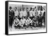 The Uruguay Football Team at the Paris Olympic Games, 1924-null-Framed Stretched Canvas