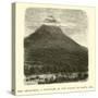 The Urusayhua, a Mountain in the Valley of Santa Ana-Édouard Riou-Stretched Canvas