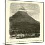 The Urusayhua, a Mountain in the Valley of Santa Ana-Édouard Riou-Mounted Giclee Print