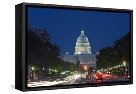 The US Capitol, Washington Dc.-Jon Hicks-Framed Stretched Canvas