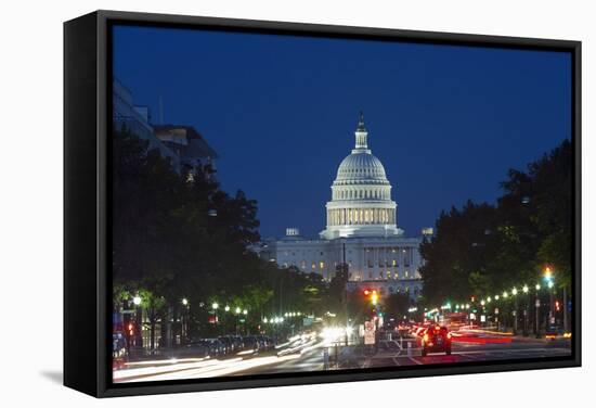 The US Capitol, Washington Dc.-Jon Hicks-Framed Stretched Canvas