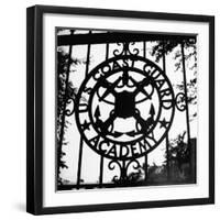 The Us Coast Guard Academy Gate-William C^ Shrout-Framed Photographic Print