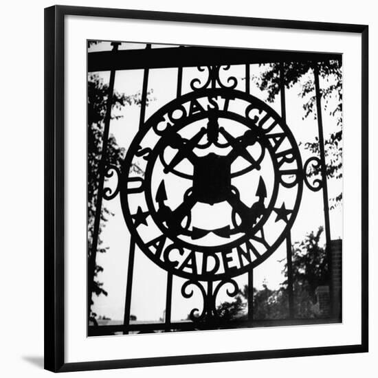 The Us Coast Guard Academy Gate-William C^ Shrout-Framed Photographic Print