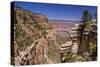 The USA, Arizona, Grand canyon National Park, South Rim, Bright Angel Trail-Udo Siebig-Stretched Canvas