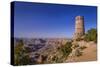 The USA, Arizona, Grand canyon National Park, South Rim, Desert View, Desert View Watchtower-Udo Siebig-Stretched Canvas