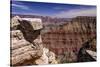 The USA, Arizona, Grand canyon National Park, South Rim, Mather Point-Udo Siebig-Stretched Canvas